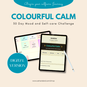 Colourful Calm 30 Day Mood and Self Care Challenge (digital v.)