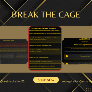 Break the Cage Framework – Interactive Self-Discovery Workbook (7-Day Free Trial)